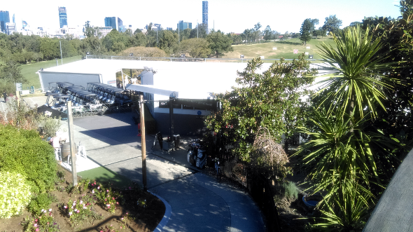 View from Victoria Park Golf Club bistro