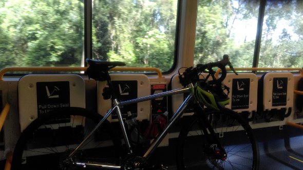 Travelling with bicycle on Queensland Railways train