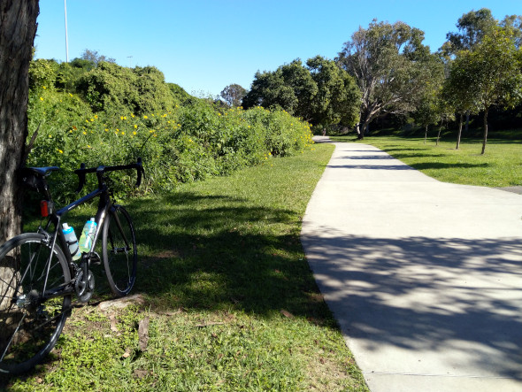 On the way home from the River Loop