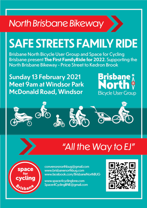 Support the Nth Brisbane Bikeway Price St to Kedron Brook