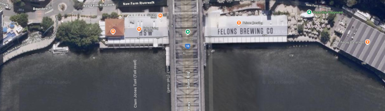 Brisbane Story Bridge has an under-river tunnel running parallel.