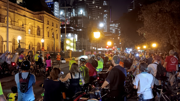 Protesting the Queensland E-Mobility Bill 2026