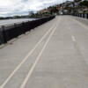 Kingsford-Smith Drive bikeway on the way to the city