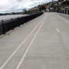 Kingsford-Smith Drive bikeway on the way to the city