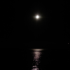 The mega moon over the bay looking from Nudgee Beach