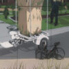 Mural along the new Moreton Bay Bikeway Ode to an era