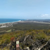 Long view south from the top of Mt Coolum