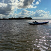 Looking toward Brighton and Redcliffe from the mouth of Nudgee Creek.